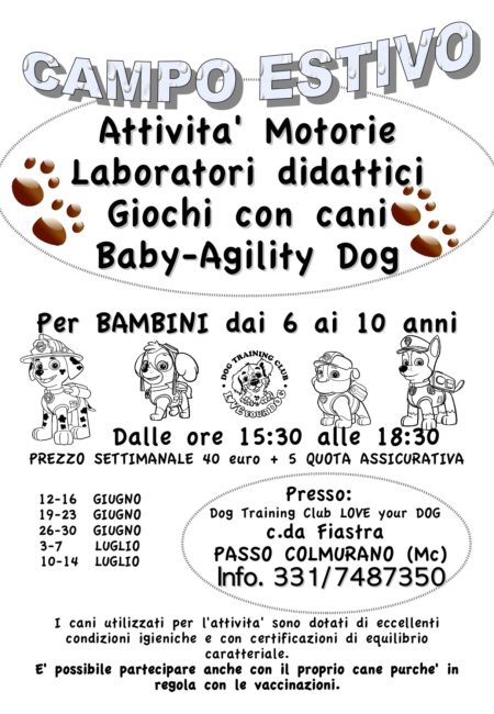 eventi love your dog campo